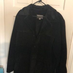 Black leather jacket